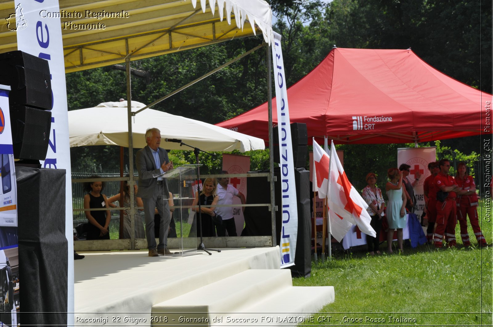 Racconigi 22 Giugno 2018 - Giornata del Soccorso FONDAZIONE CRT - Croce Rossa Italiana- Comitato Regionale del Piemonte