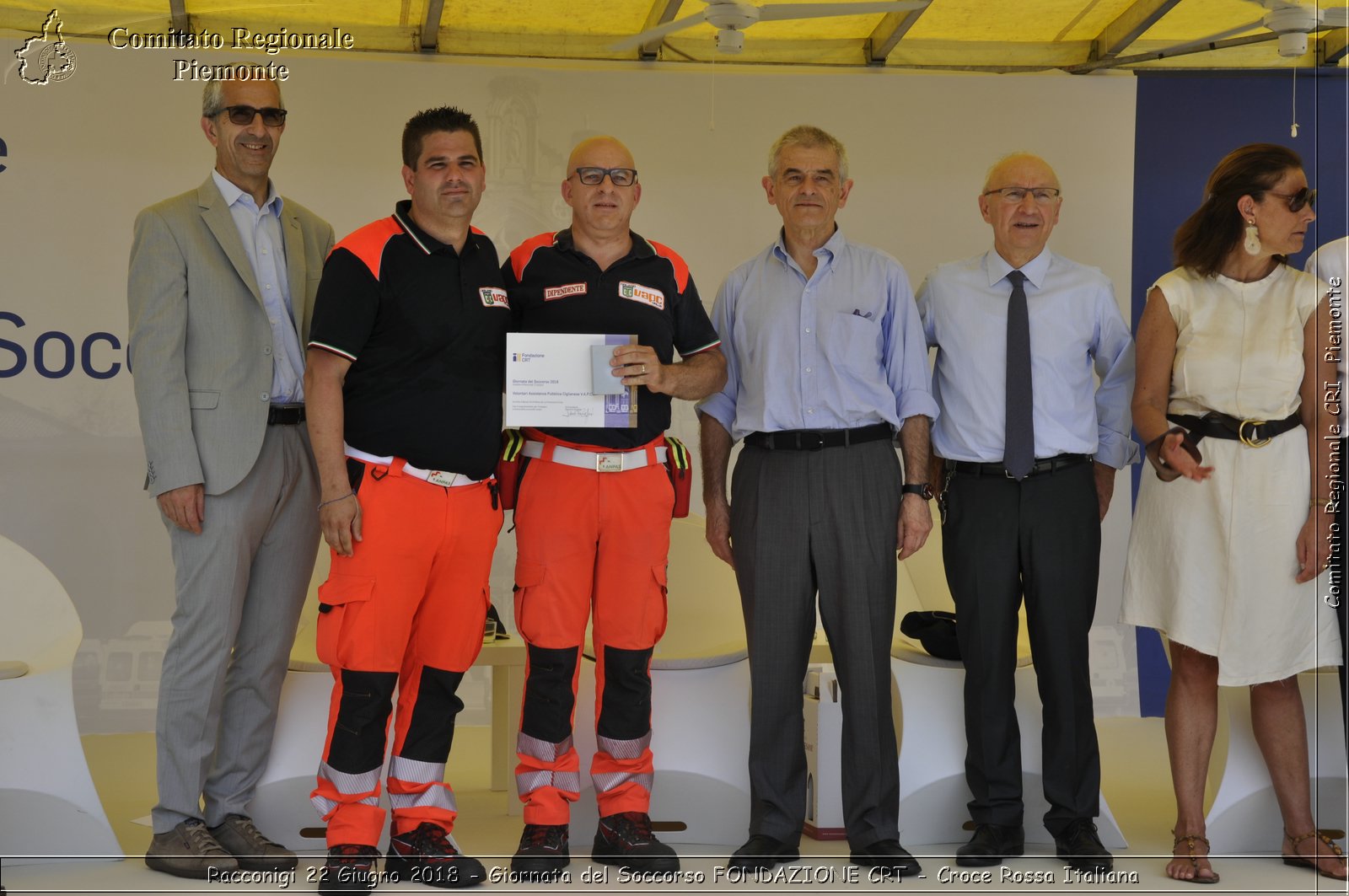 Racconigi 22 Giugno 2018 - Giornata del Soccorso FONDAZIONE CRT - Croce Rossa Italiana- Comitato Regionale del Piemonte