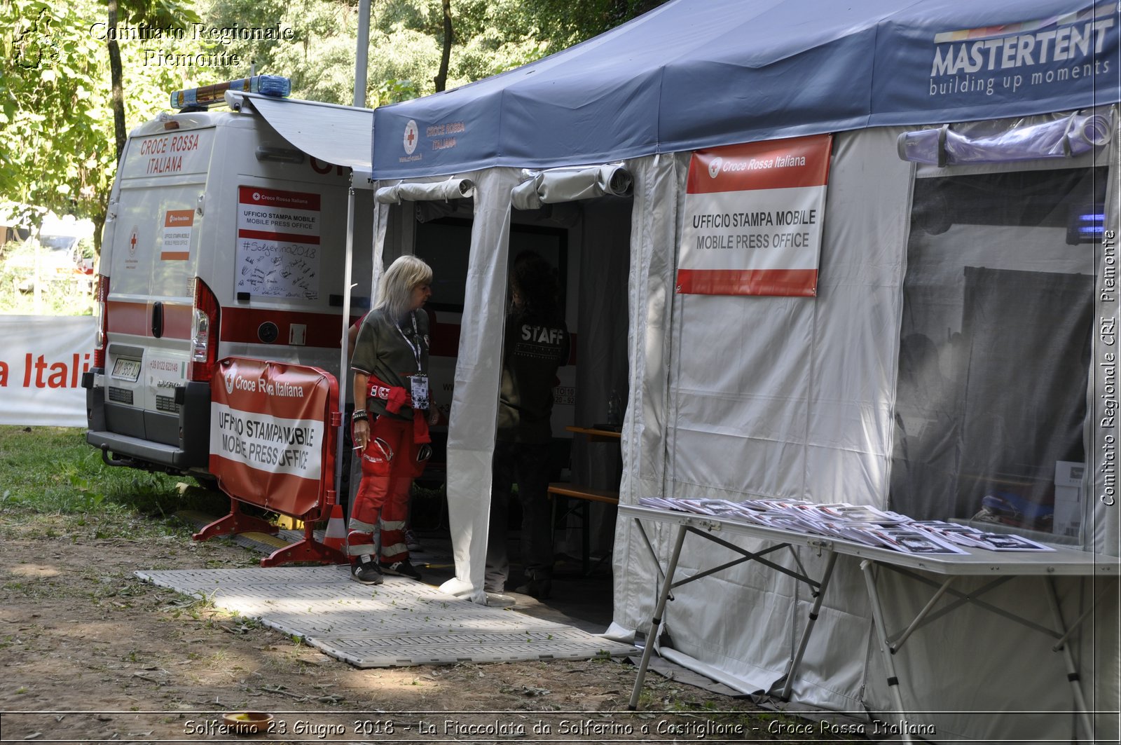 Solferino 23 Giugno 2018 - La Fiaccolata da Solferino a Castiglione - Croce Rossa Italiana- Comitato Regionale del Piemonte