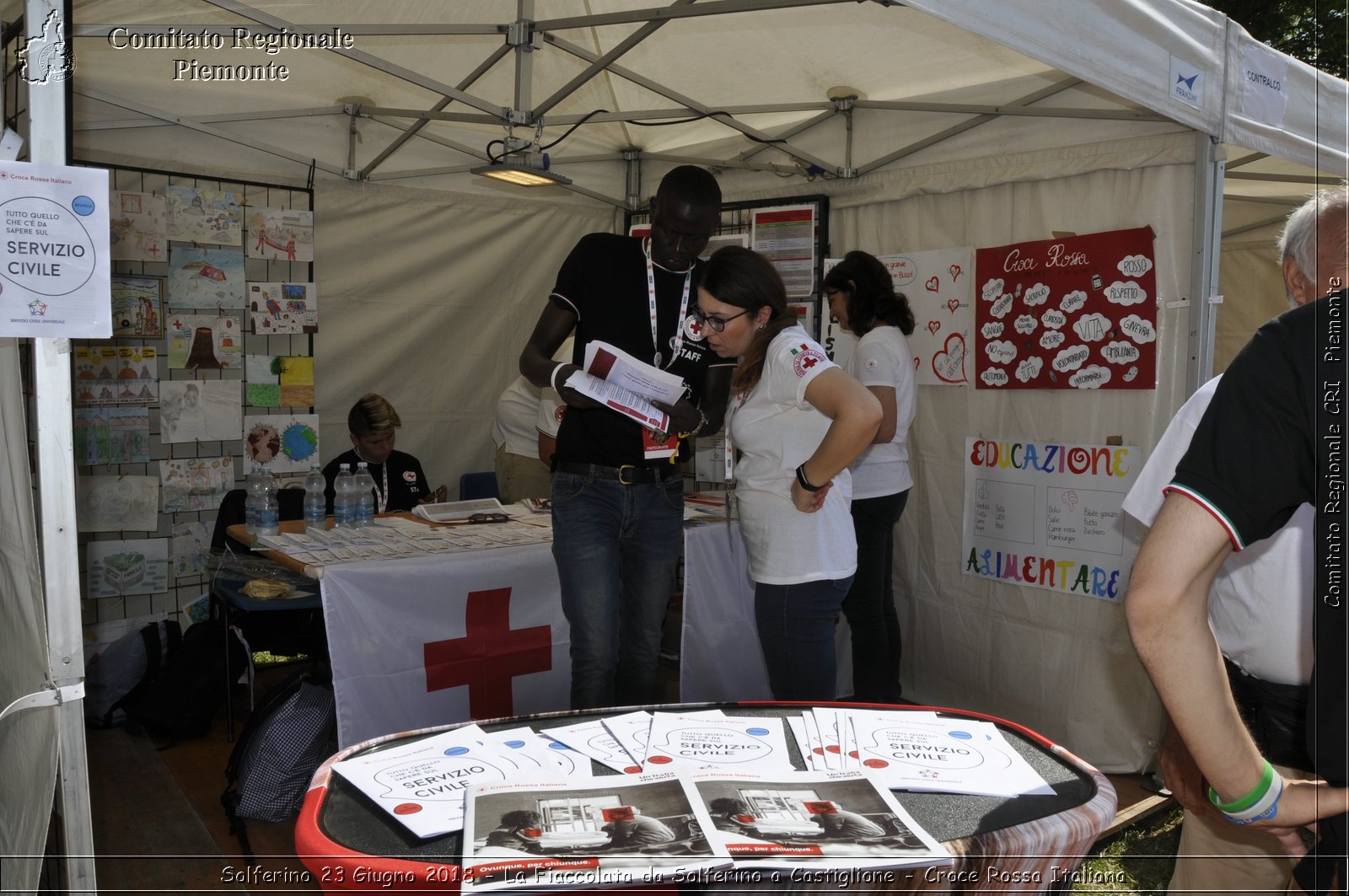 Solferino 23 Giugno 2018 - La Fiaccolata da Solferino a Castiglione - Croce Rossa Italiana- Comitato Regionale del Piemonte