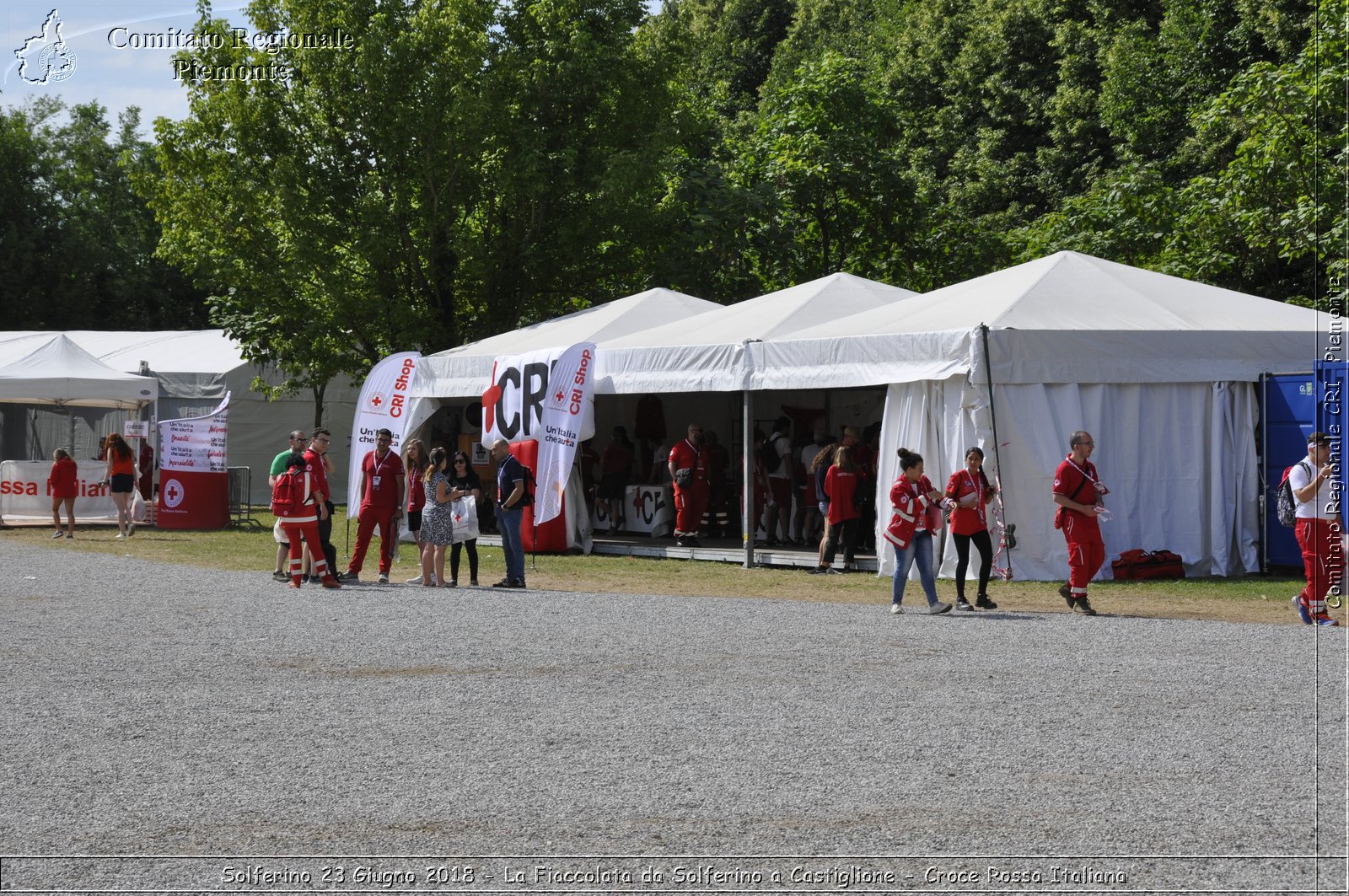 Solferino 23 Giugno 2018 - La Fiaccolata da Solferino a Castiglione - Croce Rossa Italiana- Comitato Regionale del Piemonte