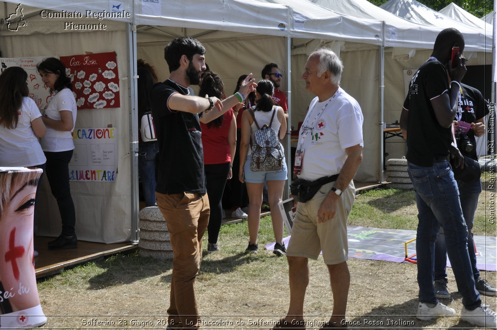 Solferino 23 Giugno 2018 - La Fiaccolata da Solferino a Castiglione - Croce Rossa Italiana- Comitato Regionale del Piemonte