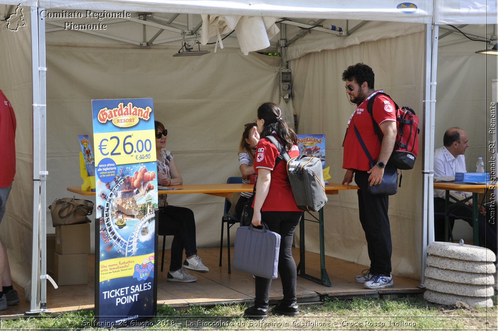 Solferino 23 Giugno 2018 - La Fiaccolata da Solferino a Castiglione - Croce Rossa Italiana- Comitato Regionale del Piemonte