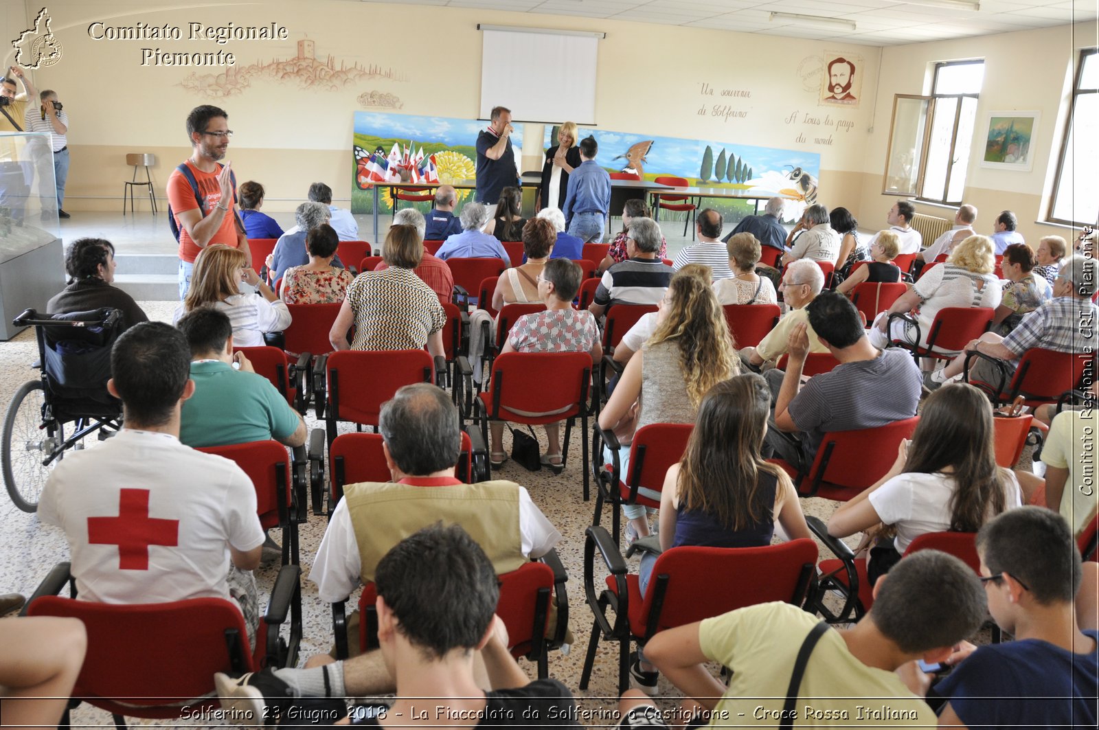 Solferino 23 Giugno 2018 - La Fiaccolata da Solferino a Castiglione - Croce Rossa Italiana- Comitato Regionale del Piemonte