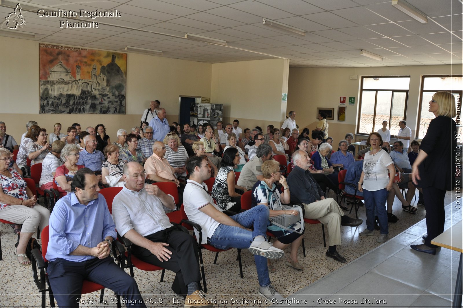 Solferino 23 Giugno 2018 - La Fiaccolata da Solferino a Castiglione - Croce Rossa Italiana- Comitato Regionale del Piemonte