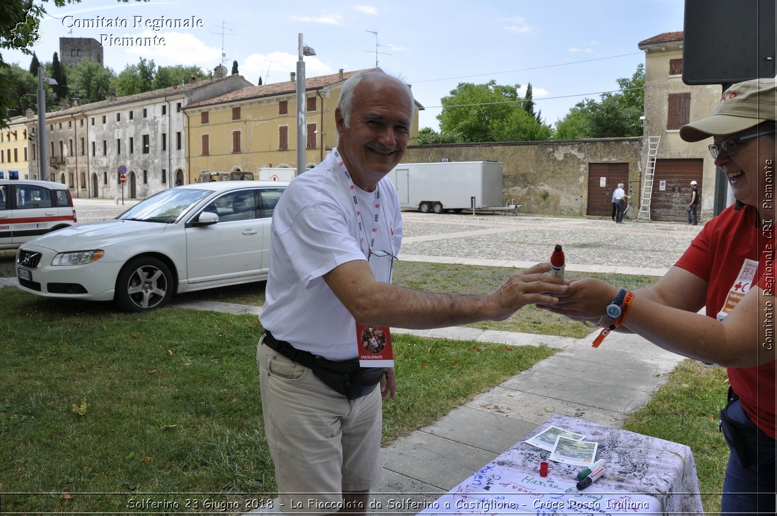 Solferino 23 Giugno 2018 - La Fiaccolata da Solferino a Castiglione - Croce Rossa Italiana- Comitato Regionale del Piemonte