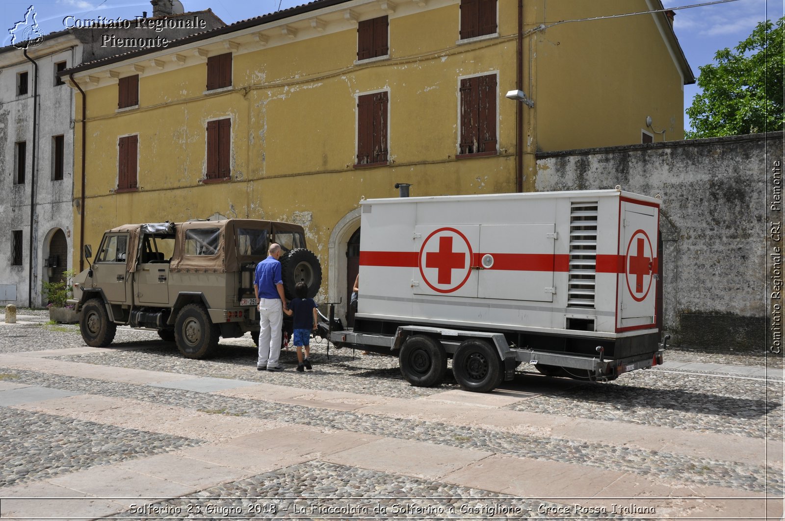 Solferino 23 Giugno 2018 - La Fiaccolata da Solferino a Castiglione - Croce Rossa Italiana- Comitato Regionale del Piemonte