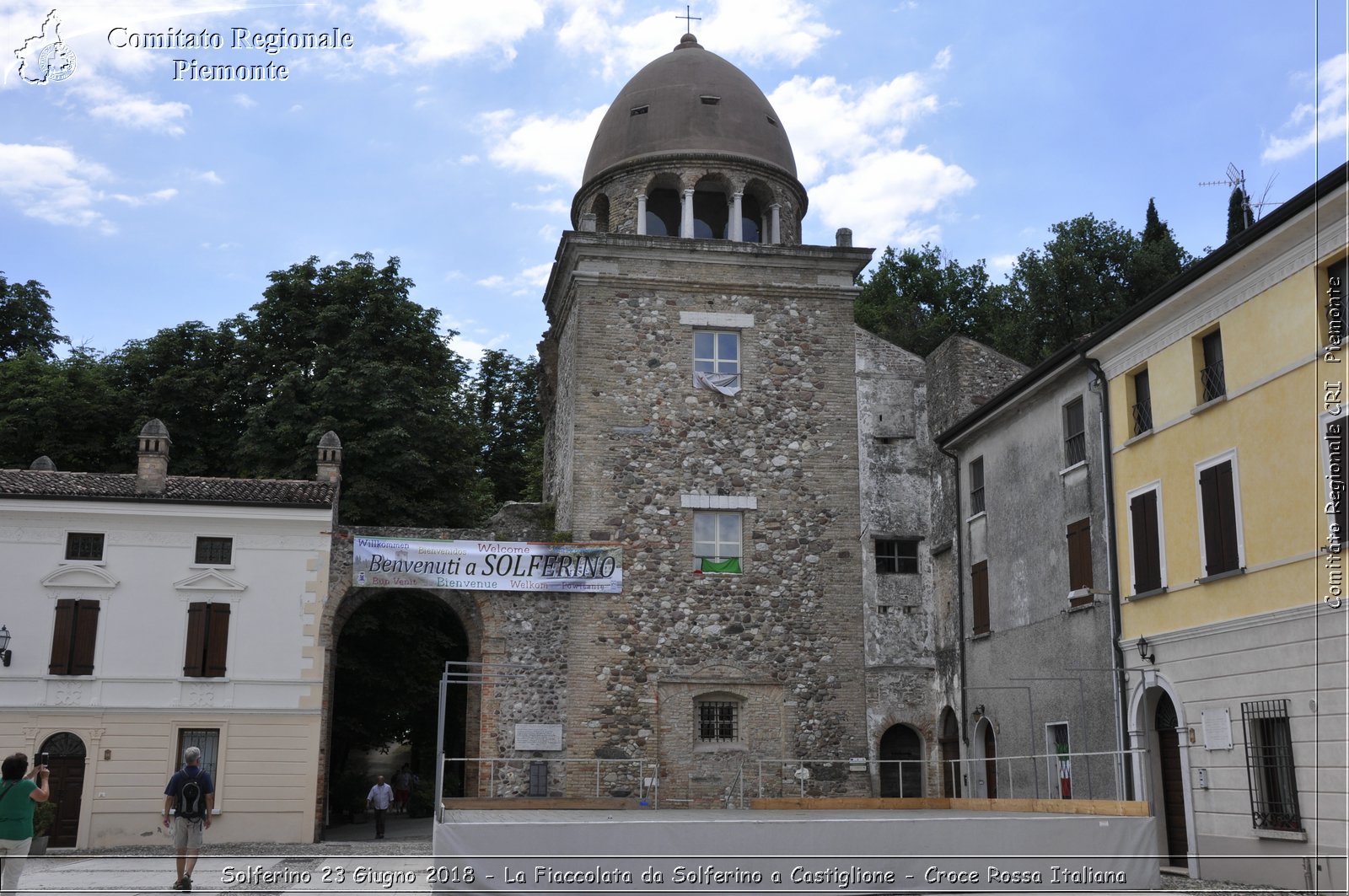 Solferino 23 Giugno 2018 - La Fiaccolata da Solferino a Castiglione - Croce Rossa Italiana- Comitato Regionale del Piemonte