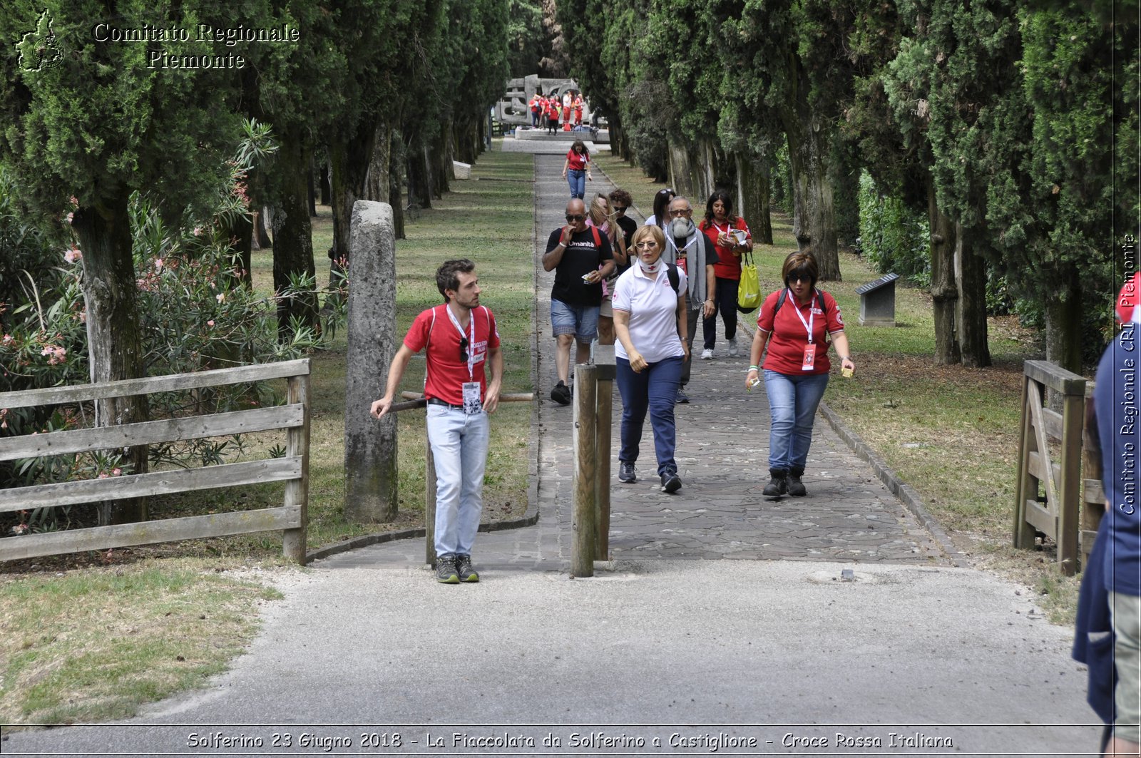 Solferino 23 Giugno 2018 - La Fiaccolata da Solferino a Castiglione - Croce Rossa Italiana- Comitato Regionale del Piemonte