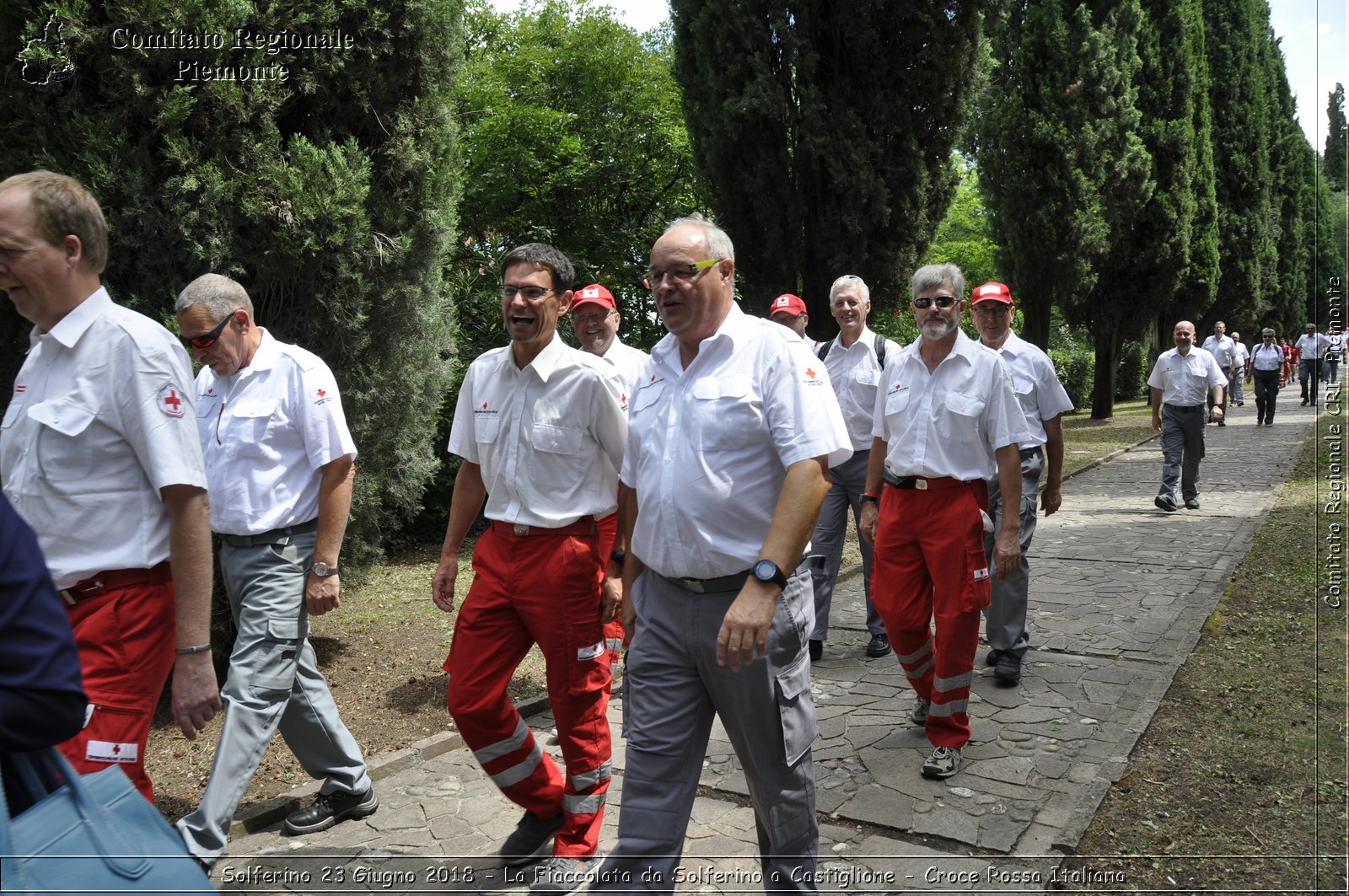 Solferino 23 Giugno 2018 - La Fiaccolata da Solferino a Castiglione - Croce Rossa Italiana- Comitato Regionale del Piemonte