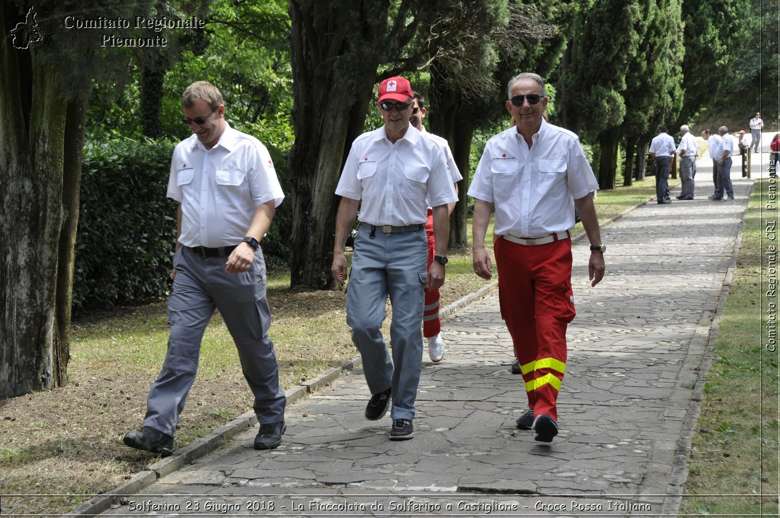 Solferino 23 Giugno 2018 - La Fiaccolata da Solferino a Castiglione - Croce Rossa Italiana- Comitato Regionale del Piemonte