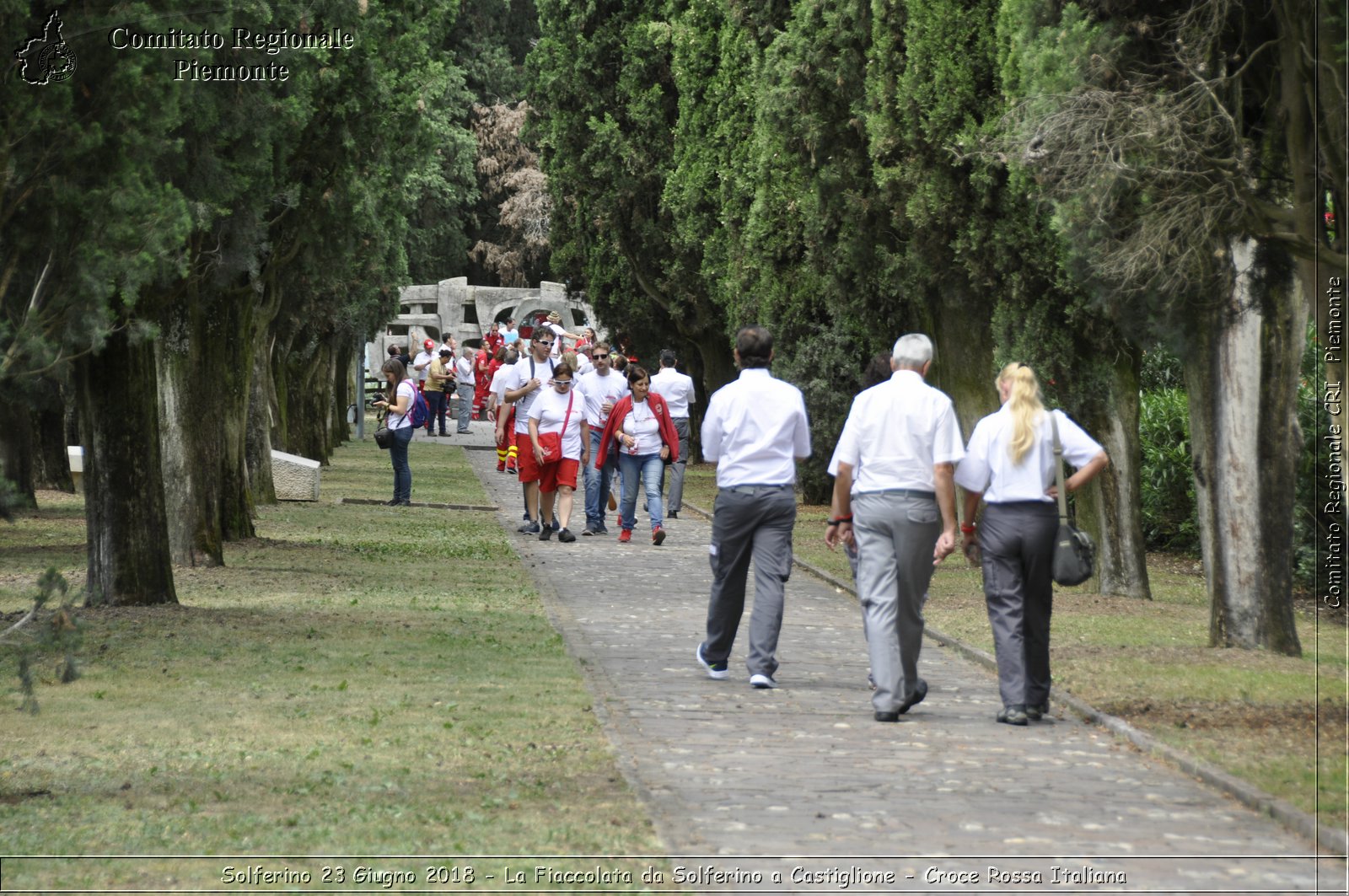 Solferino 23 Giugno 2018 - La Fiaccolata da Solferino a Castiglione - Croce Rossa Italiana- Comitato Regionale del Piemonte