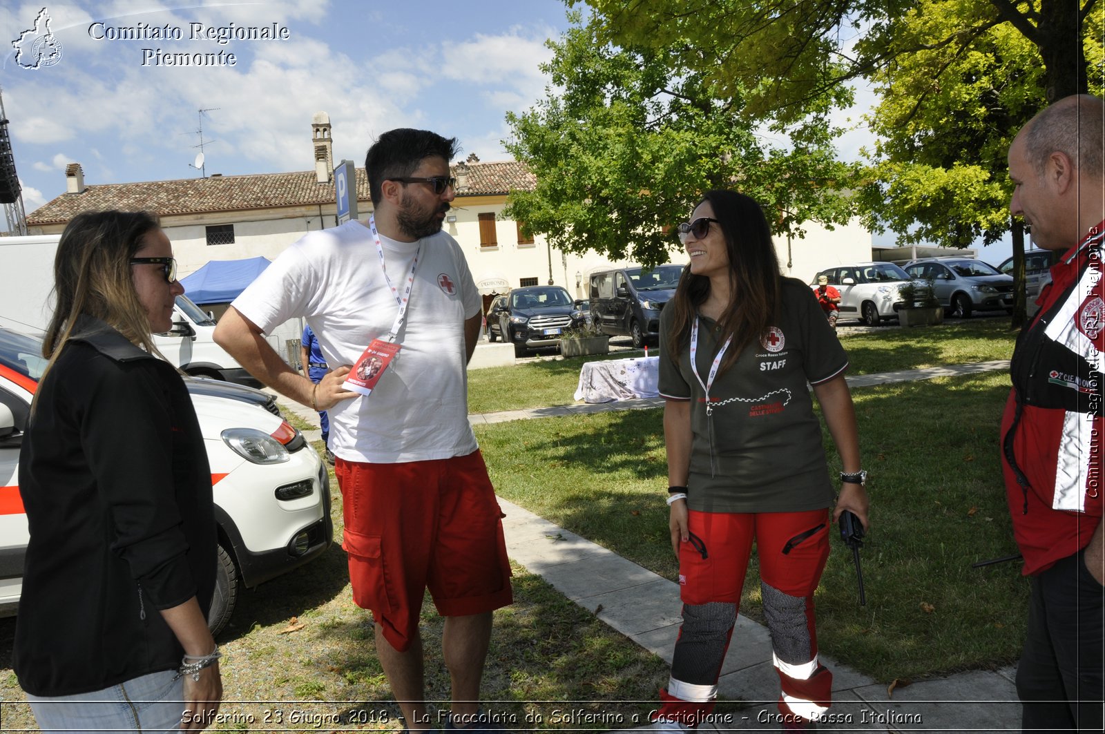 Solferino 23 Giugno 2018 - La Fiaccolata da Solferino a Castiglione - Croce Rossa Italiana- Comitato Regionale del Piemonte