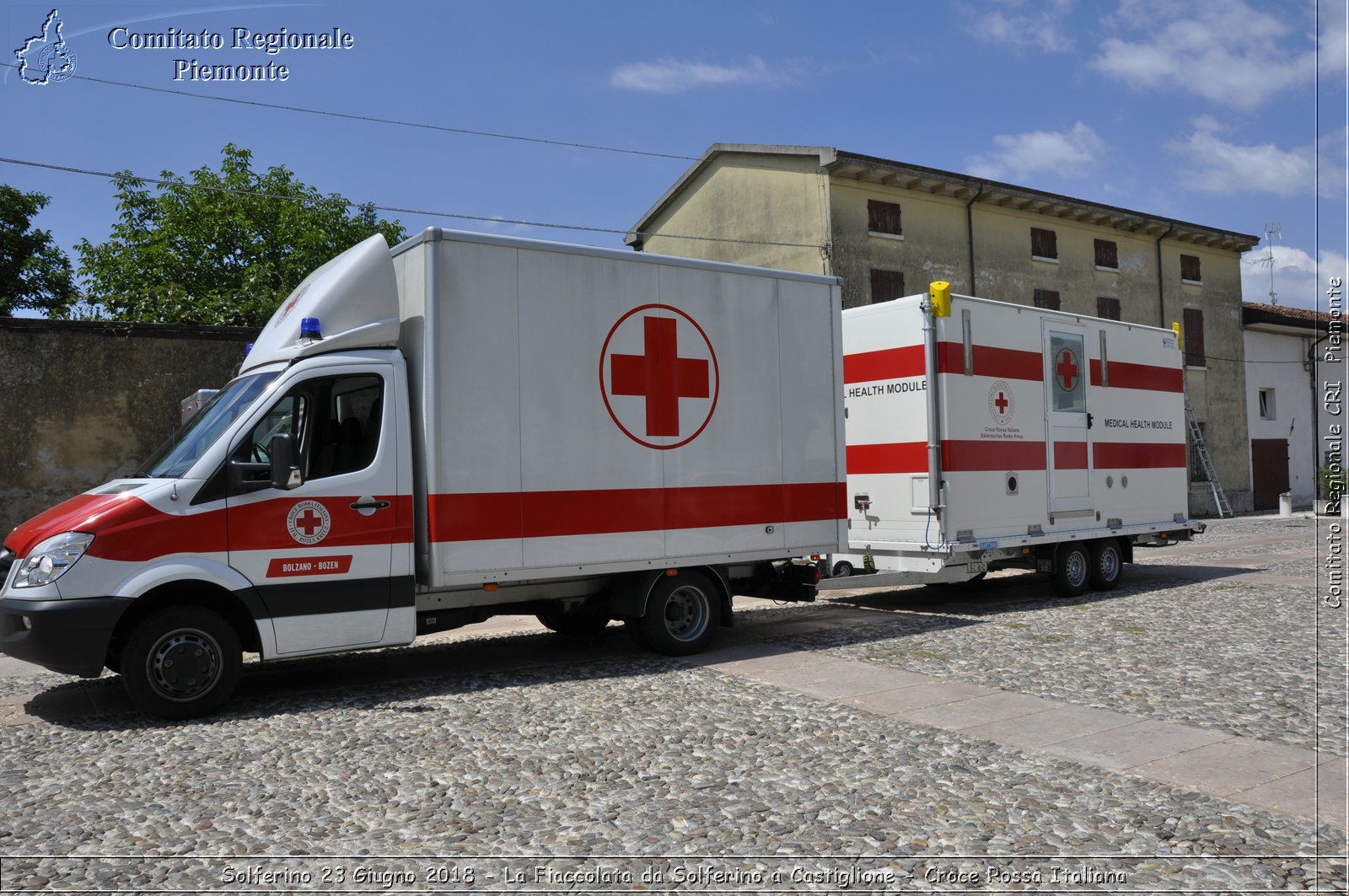 Solferino 23 Giugno 2018 - La Fiaccolata da Solferino a Castiglione - Croce Rossa Italiana- Comitato Regionale del Piemonte