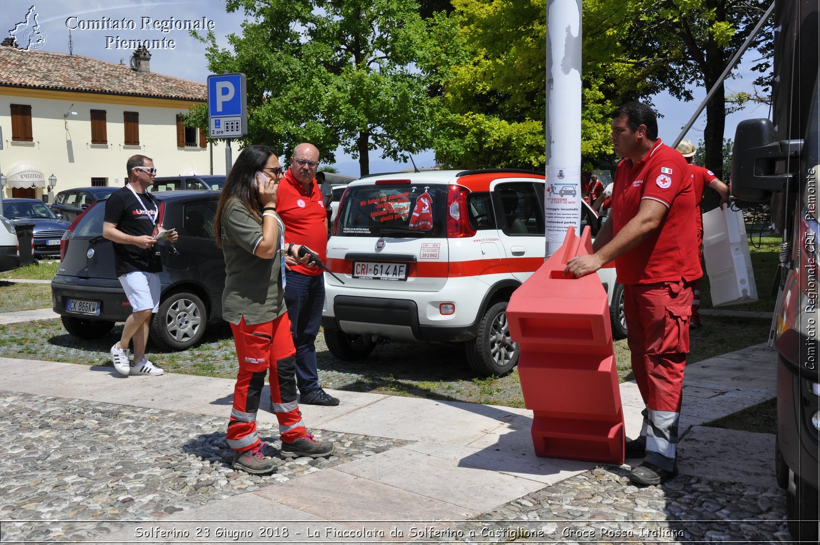 Solferino 23 Giugno 2018 - La Fiaccolata da Solferino a Castiglione - Croce Rossa Italiana- Comitato Regionale del Piemonte