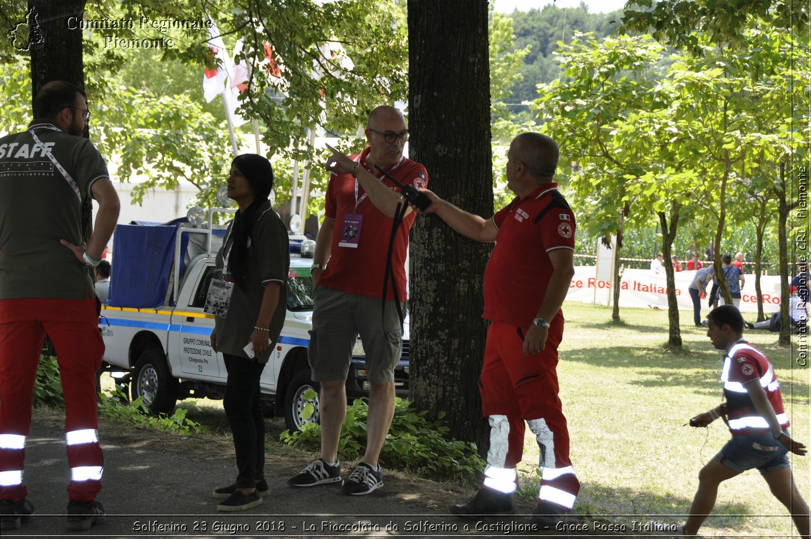 Solferino 23 Giugno 2018 - La Fiaccolata da Solferino a Castiglione - Croce Rossa Italiana- Comitato Regionale del Piemonte