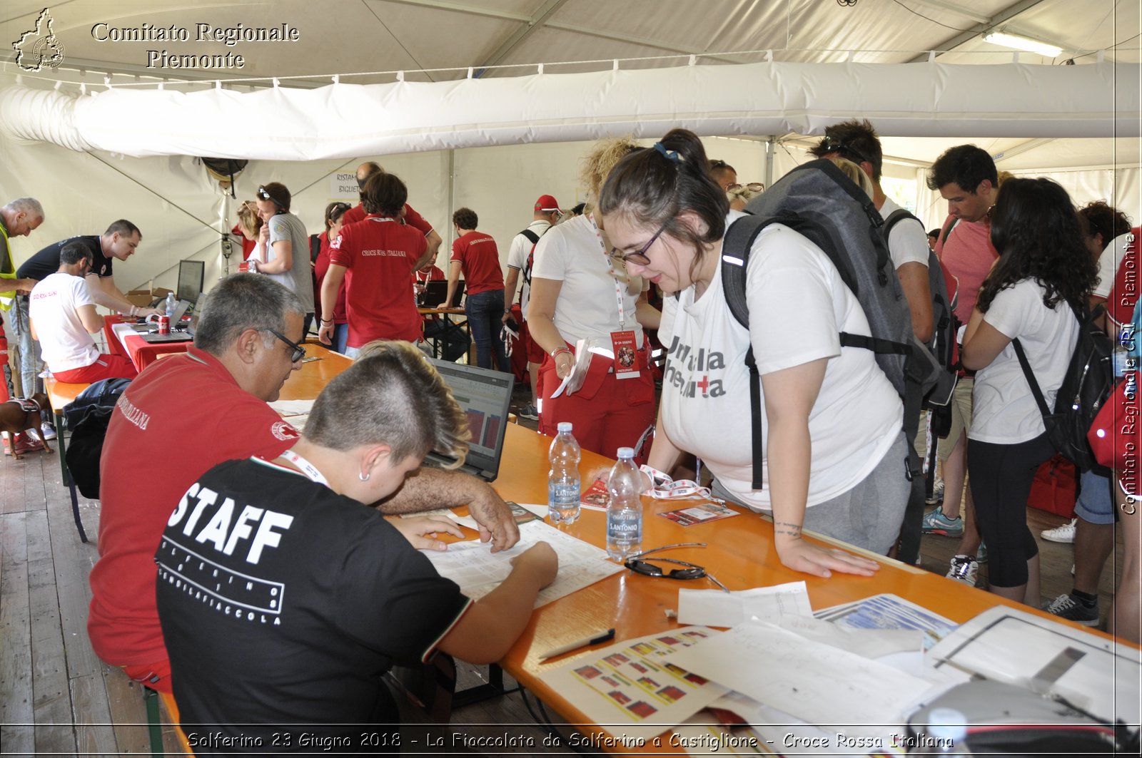 Solferino 23 Giugno 2018 - La Fiaccolata da Solferino a Castiglione - Croce Rossa Italiana- Comitato Regionale del Piemonte