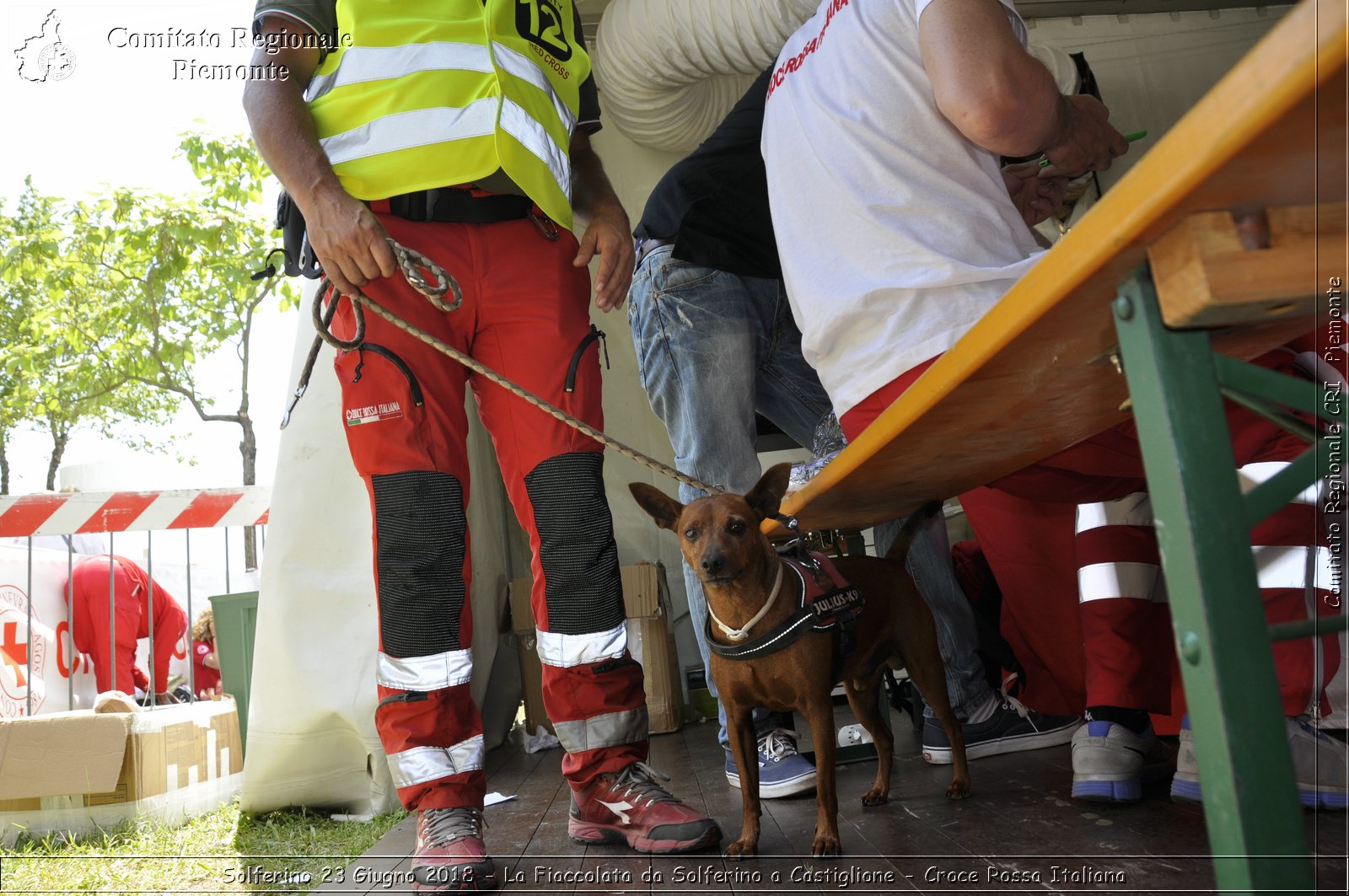 Solferino 23 Giugno 2018 - La Fiaccolata da Solferino a Castiglione - Croce Rossa Italiana- Comitato Regionale del Piemonte