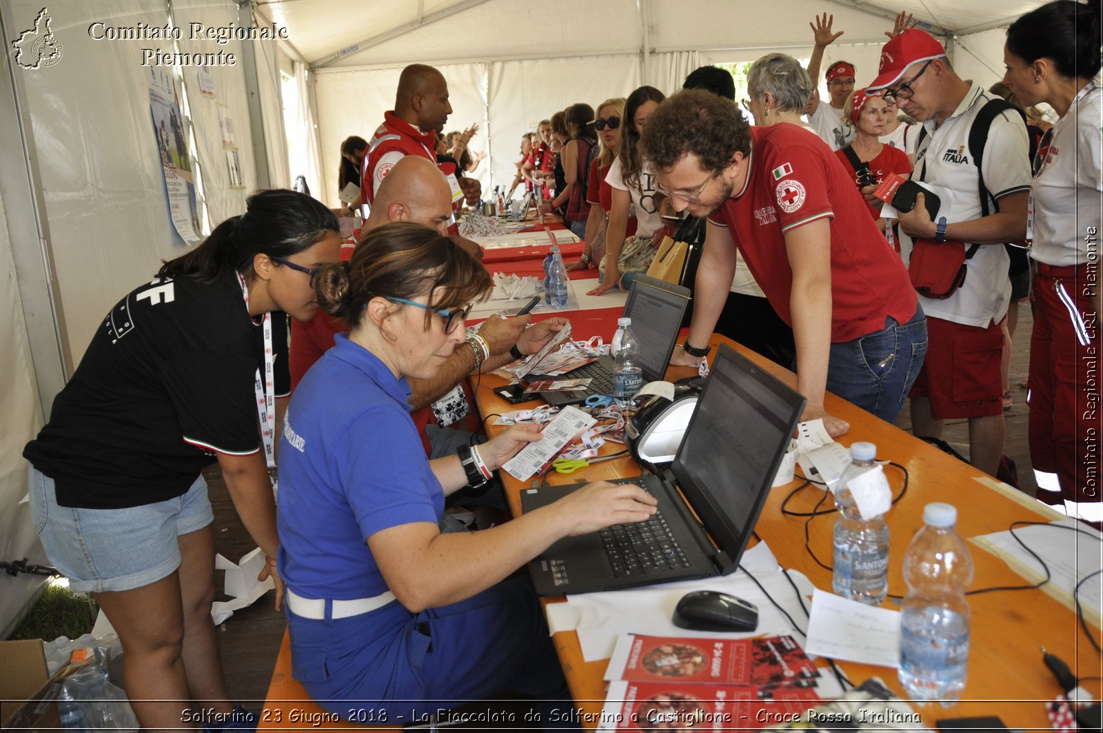 Solferino 23 Giugno 2018 - La Fiaccolata da Solferino a Castiglione - Croce Rossa Italiana- Comitato Regionale del Piemonte