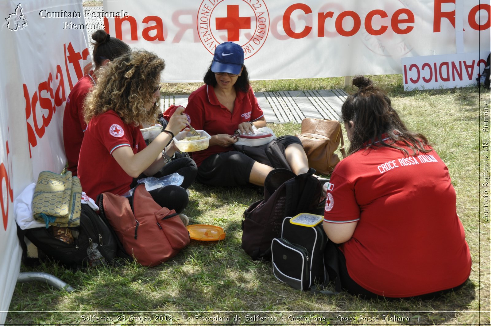 Solferino 23 Giugno 2018 - La Fiaccolata da Solferino a Castiglione - Croce Rossa Italiana- Comitato Regionale del Piemonte