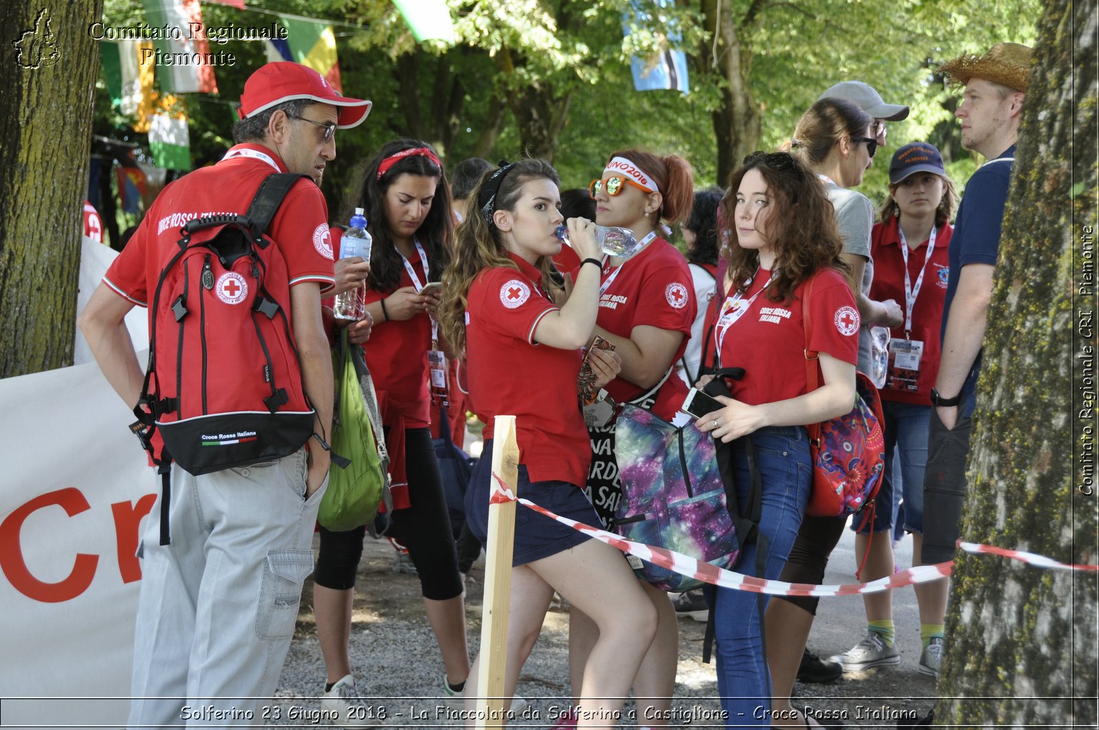 Solferino 23 Giugno 2018 - La Fiaccolata da Solferino a Castiglione - Croce Rossa Italiana- Comitato Regionale del Piemonte