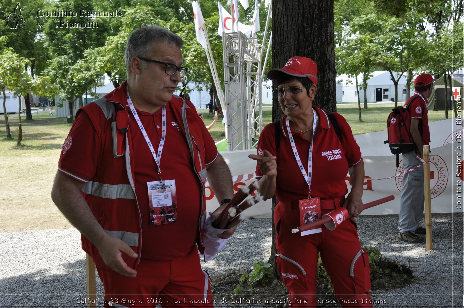 Solferino 23 Giugno 2018 - La Fiaccolata da Solferino a Castiglione - Croce Rossa Italiana- Comitato Regionale del Piemonte