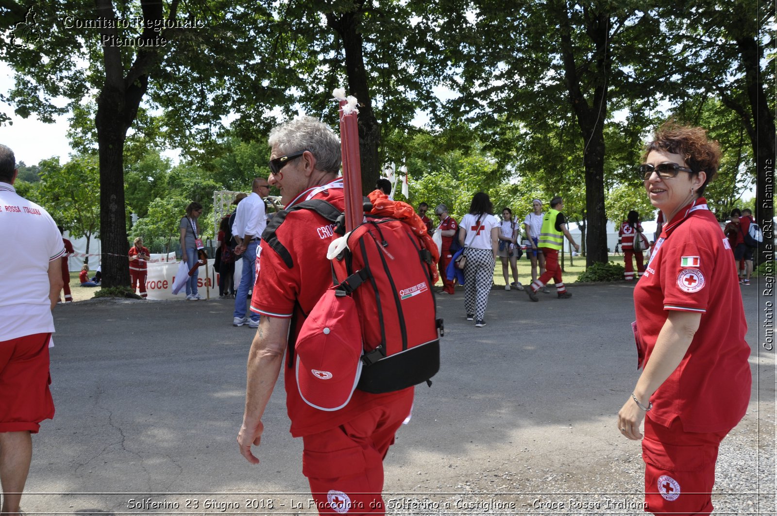 Solferino 23 Giugno 2018 - La Fiaccolata da Solferino a Castiglione - Croce Rossa Italiana- Comitato Regionale del Piemonte