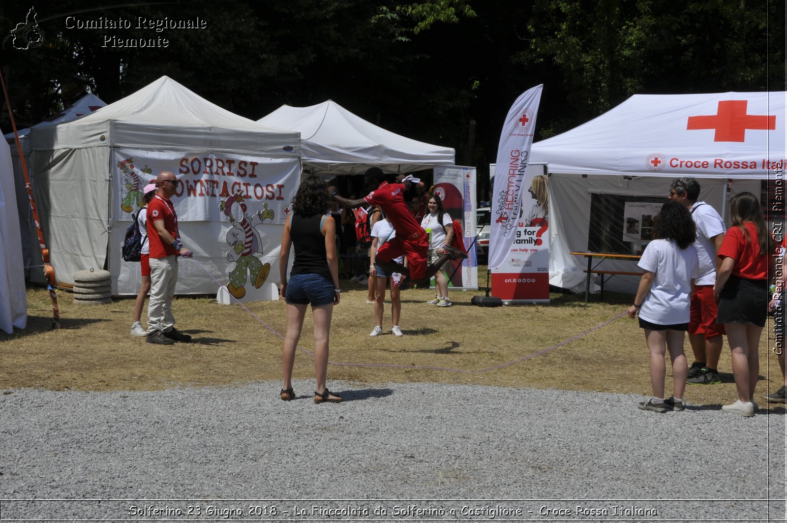 Solferino 23 Giugno 2018 - La Fiaccolata da Solferino a Castiglione - Croce Rossa Italiana- Comitato Regionale del Piemonte