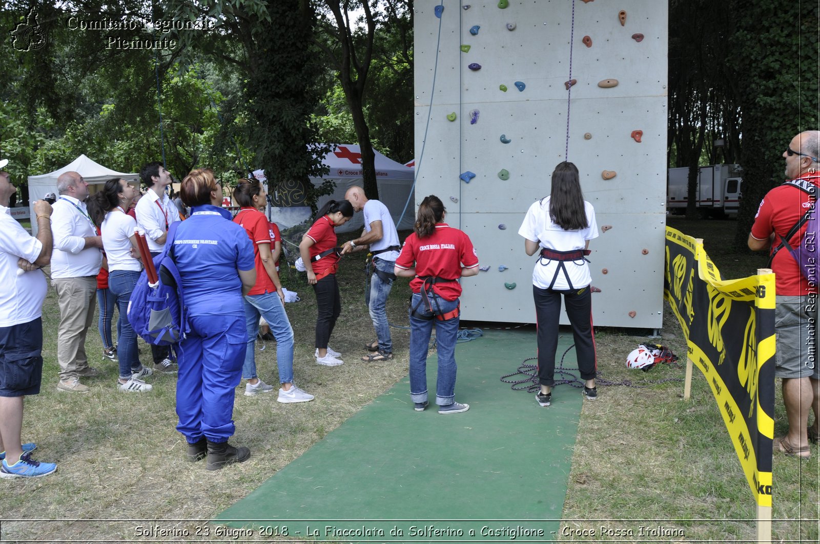 Solferino 23 Giugno 2018 - La Fiaccolata da Solferino a Castiglione - Croce Rossa Italiana- Comitato Regionale del Piemonte