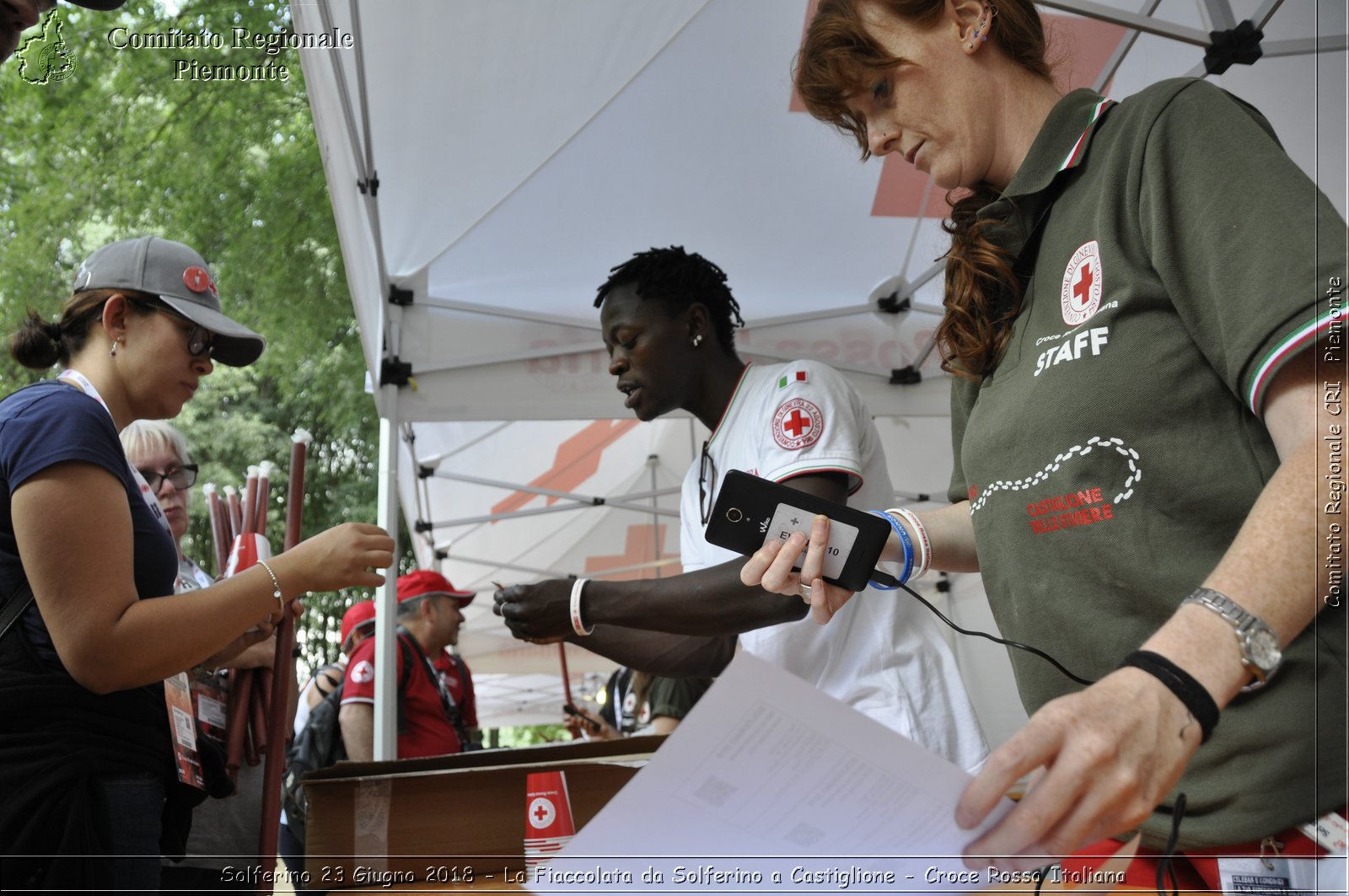 Solferino 23 Giugno 2018 - La Fiaccolata da Solferino a Castiglione - Croce Rossa Italiana- Comitato Regionale del Piemonte