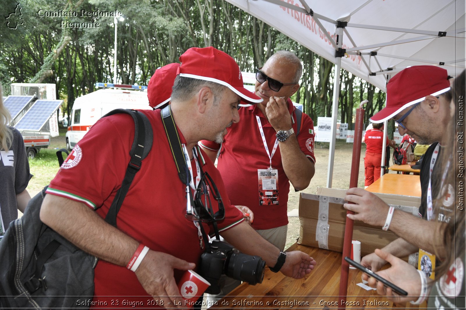 Solferino 23 Giugno 2018 - La Fiaccolata da Solferino a Castiglione - Croce Rossa Italiana- Comitato Regionale del Piemonte