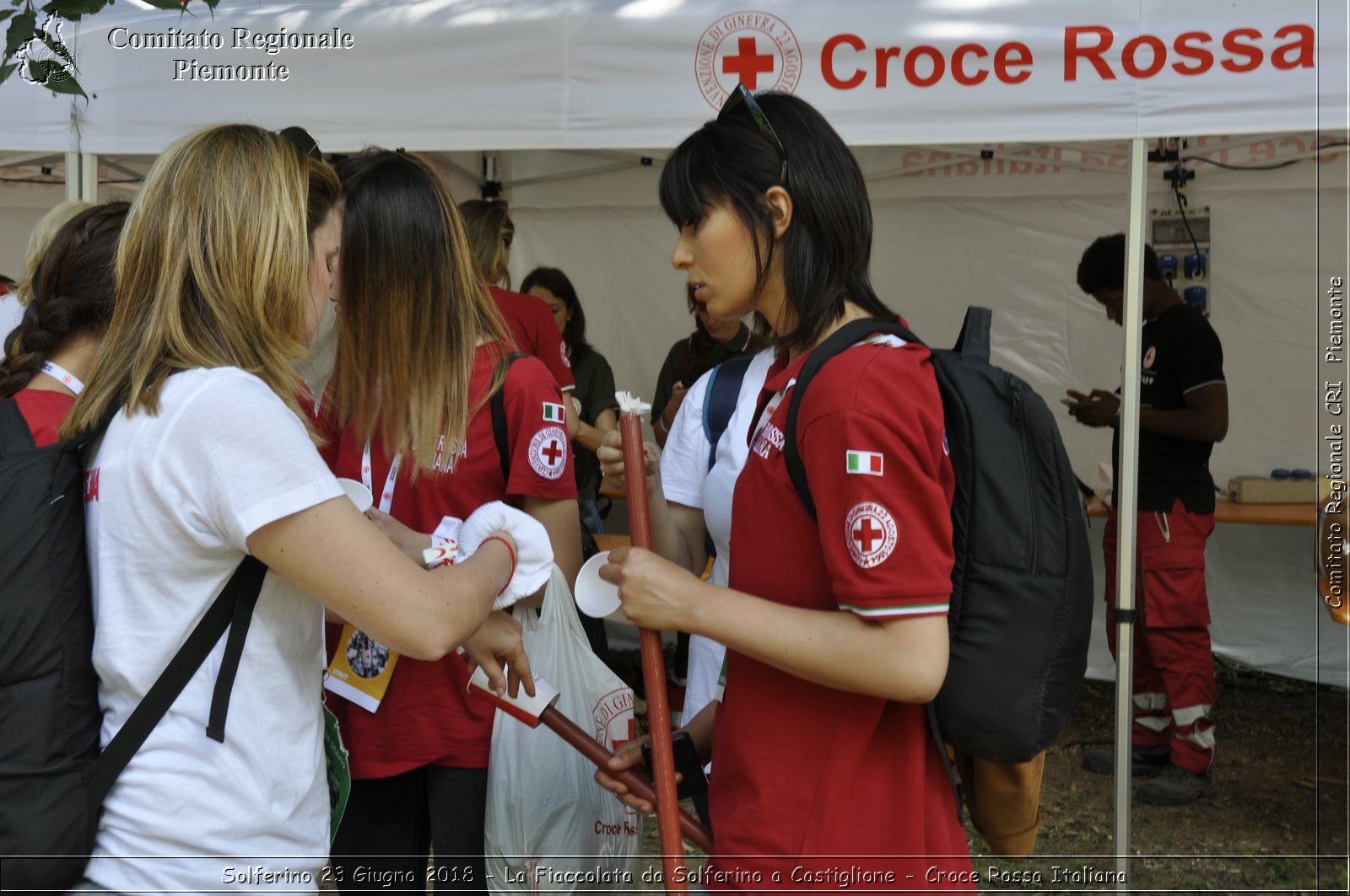 Solferino 23 Giugno 2018 - La Fiaccolata da Solferino a Castiglione - Croce Rossa Italiana- Comitato Regionale del Piemonte