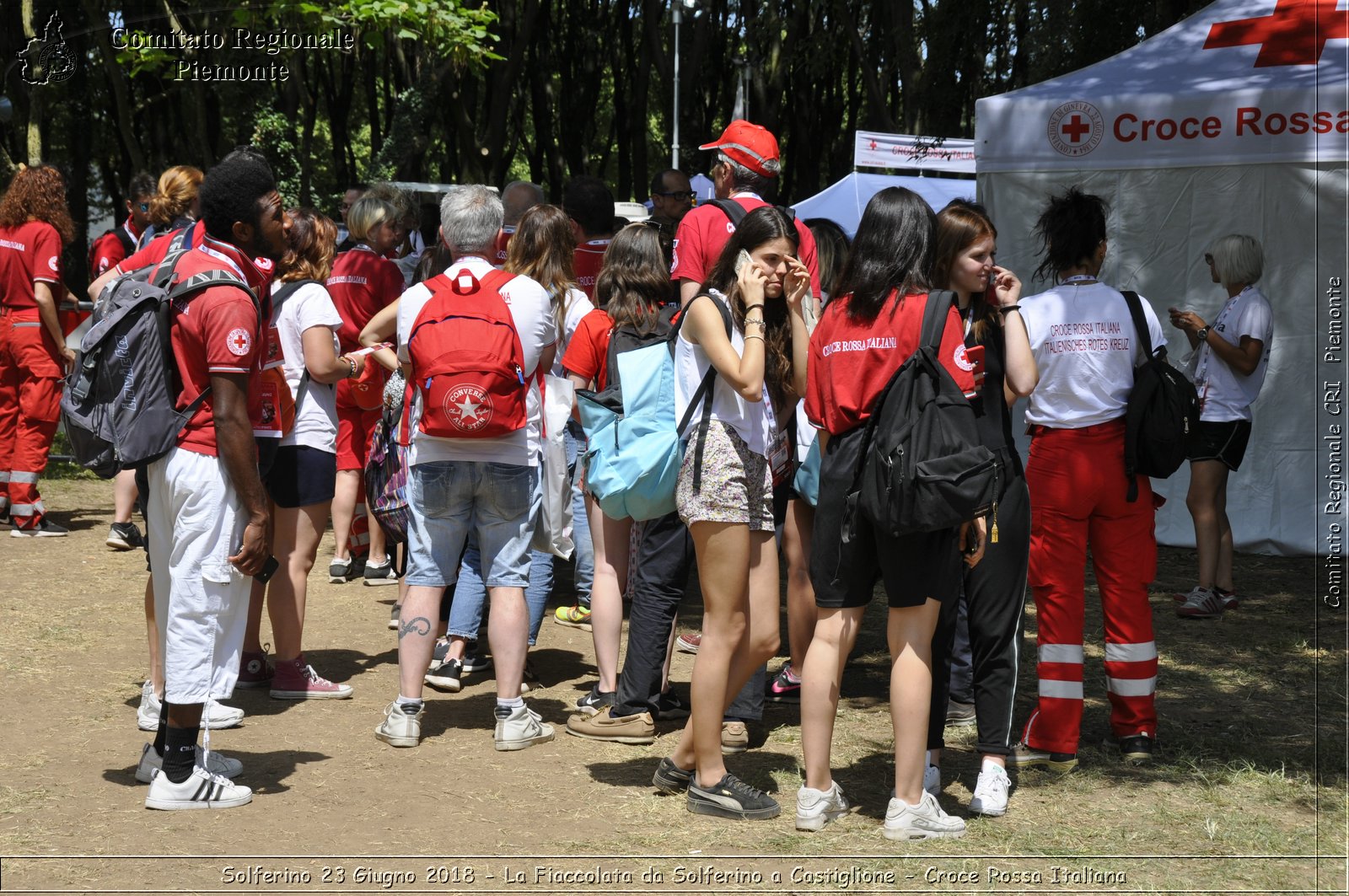 Solferino 23 Giugno 2018 - La Fiaccolata da Solferino a Castiglione - Croce Rossa Italiana- Comitato Regionale del Piemonte