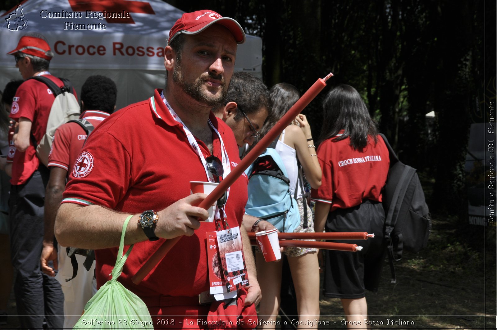 Solferino 23 Giugno 2018 - La Fiaccolata da Solferino a Castiglione - Croce Rossa Italiana- Comitato Regionale del Piemonte