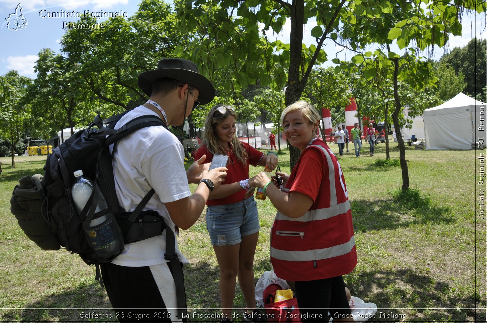 Solferino 23 Giugno 2018 - La Fiaccolata da Solferino a Castiglione - Croce Rossa Italiana- Comitato Regionale del Piemonte