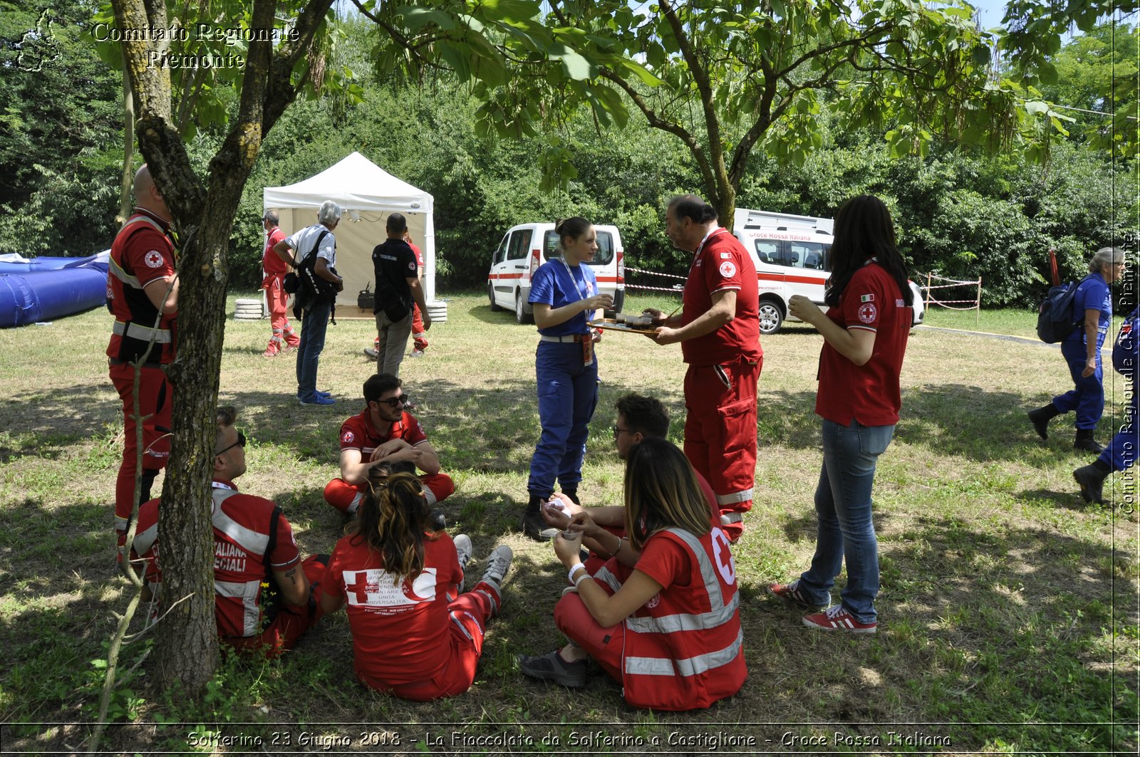 Solferino 23 Giugno 2018 - La Fiaccolata da Solferino a Castiglione - Croce Rossa Italiana- Comitato Regionale del Piemonte