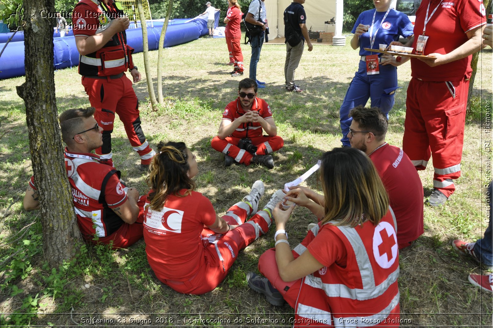 Solferino 23 Giugno 2018 - La Fiaccolata da Solferino a Castiglione - Croce Rossa Italiana- Comitato Regionale del Piemonte