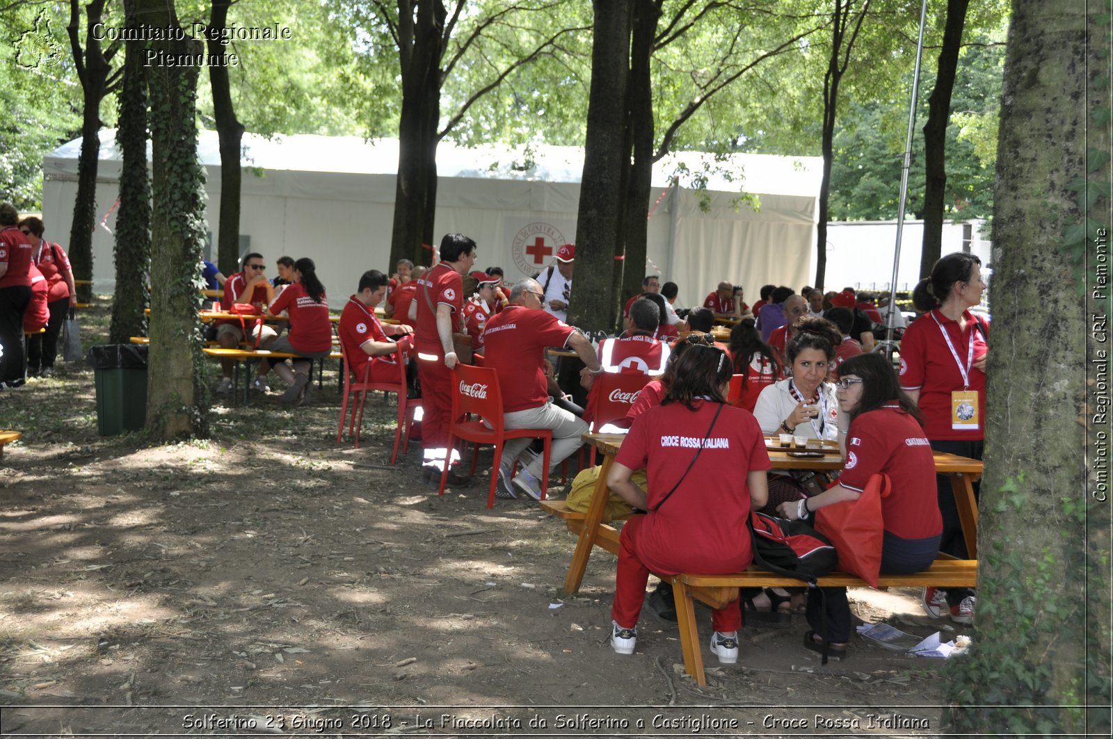 Solferino 23 Giugno 2018 - La Fiaccolata da Solferino a Castiglione - Croce Rossa Italiana- Comitato Regionale del Piemonte