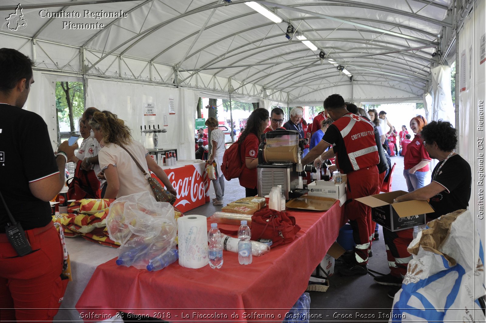 Solferino 23 Giugno 2018 - La Fiaccolata da Solferino a Castiglione - Croce Rossa Italiana- Comitato Regionale del Piemonte