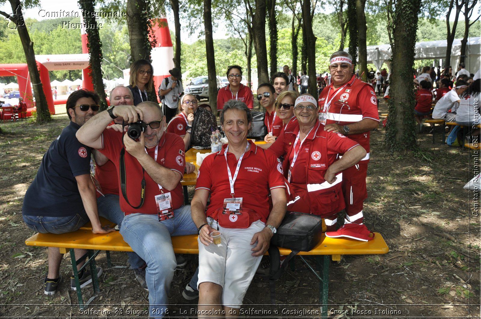 Solferino 23 Giugno 2018 - La Fiaccolata da Solferino a Castiglione - Croce Rossa Italiana- Comitato Regionale del Piemonte