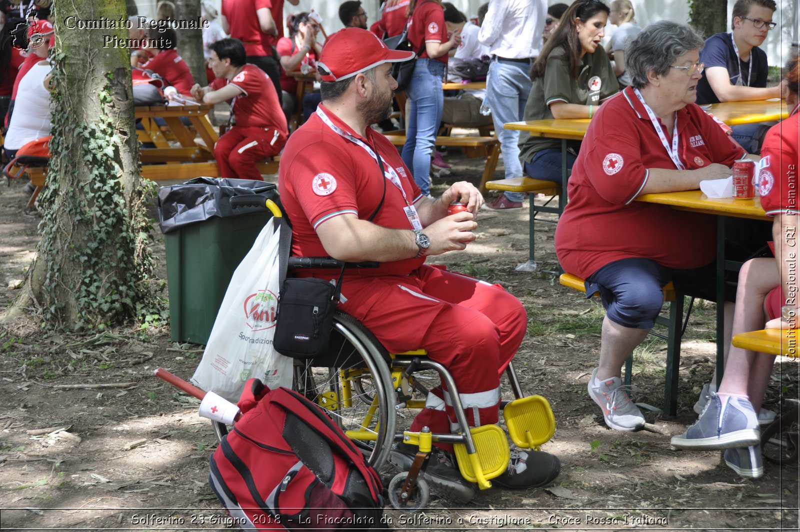 Solferino 23 Giugno 2018 - La Fiaccolata da Solferino a Castiglione - Croce Rossa Italiana- Comitato Regionale del Piemonte