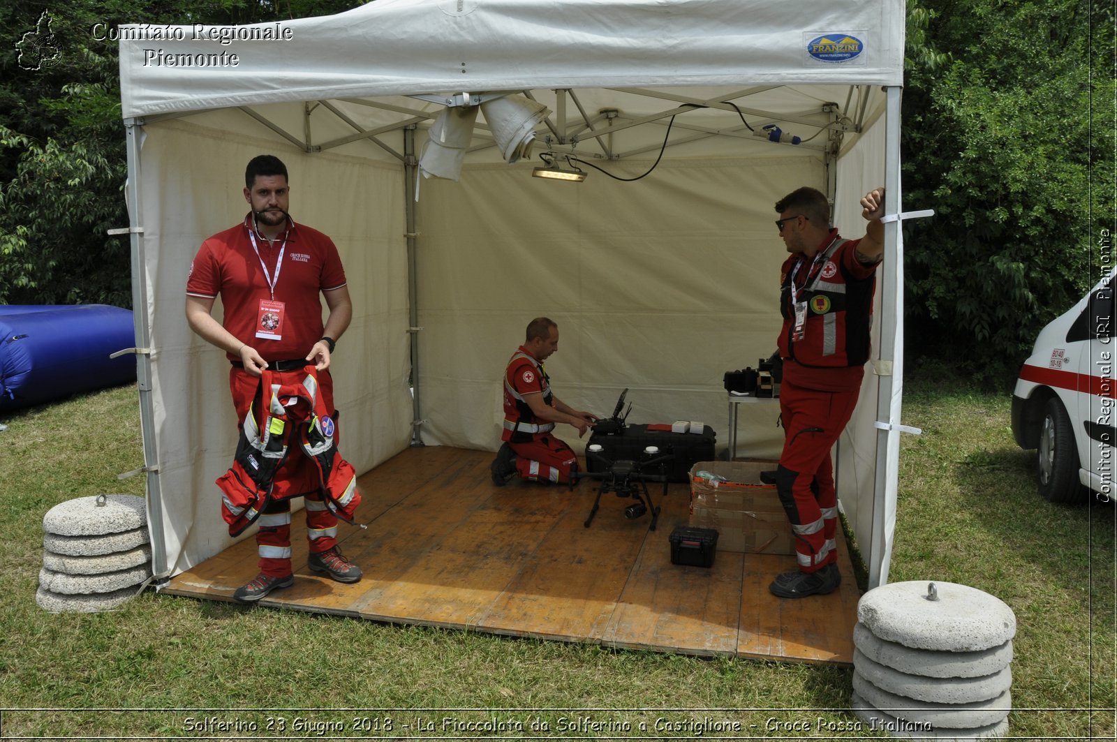 Solferino 23 Giugno 2018 - La Fiaccolata da Solferino a Castiglione - Croce Rossa Italiana- Comitato Regionale del Piemonte