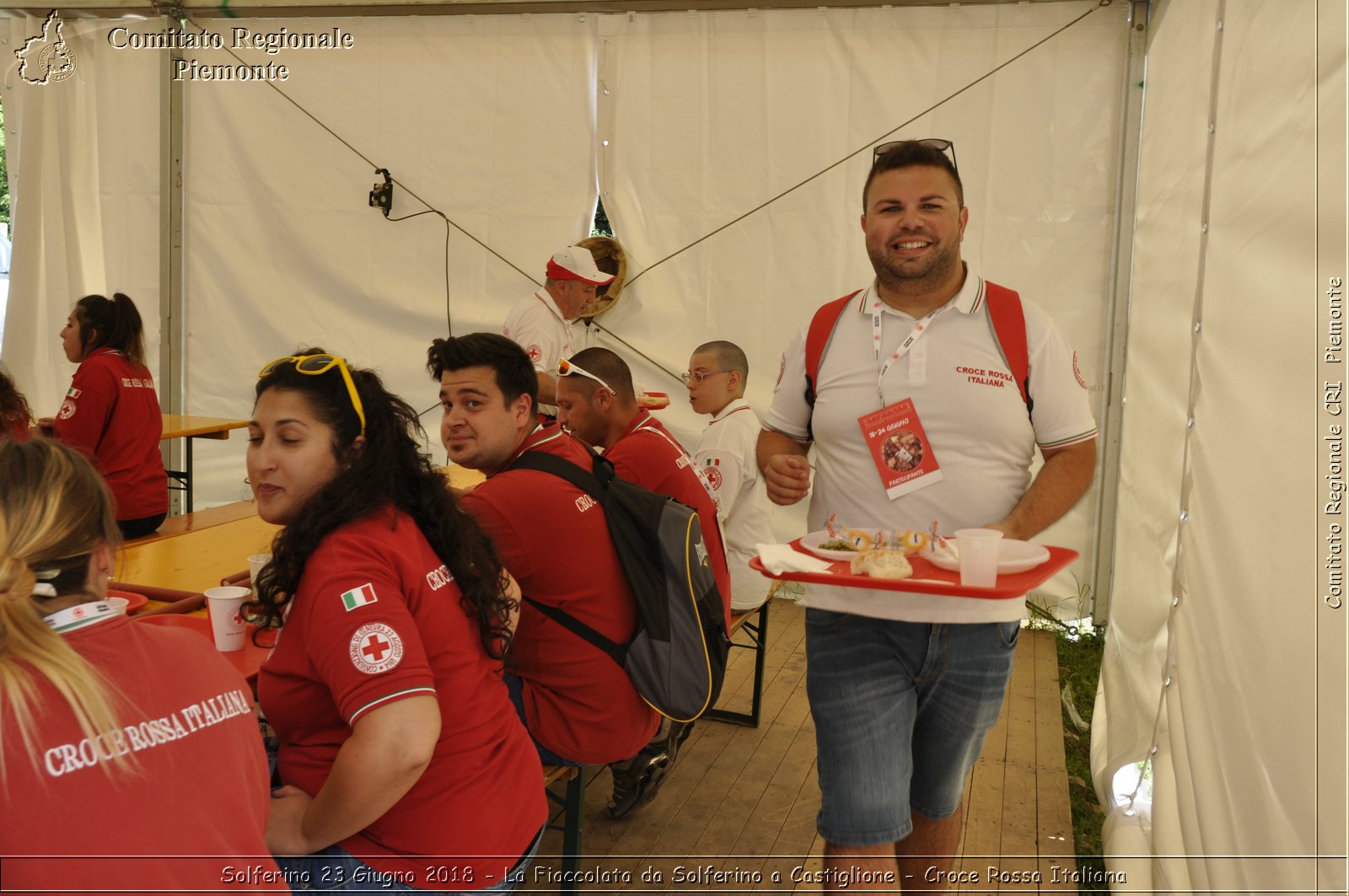 Solferino 23 Giugno 2018 - La Fiaccolata da Solferino a Castiglione - Croce Rossa Italiana- Comitato Regionale del Piemonte