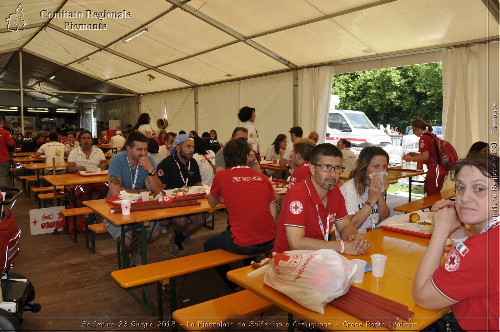 Solferino 23 Giugno 2018 - La Fiaccolata da Solferino a Castiglione - Croce Rossa Italiana- Comitato Regionale del Piemonte