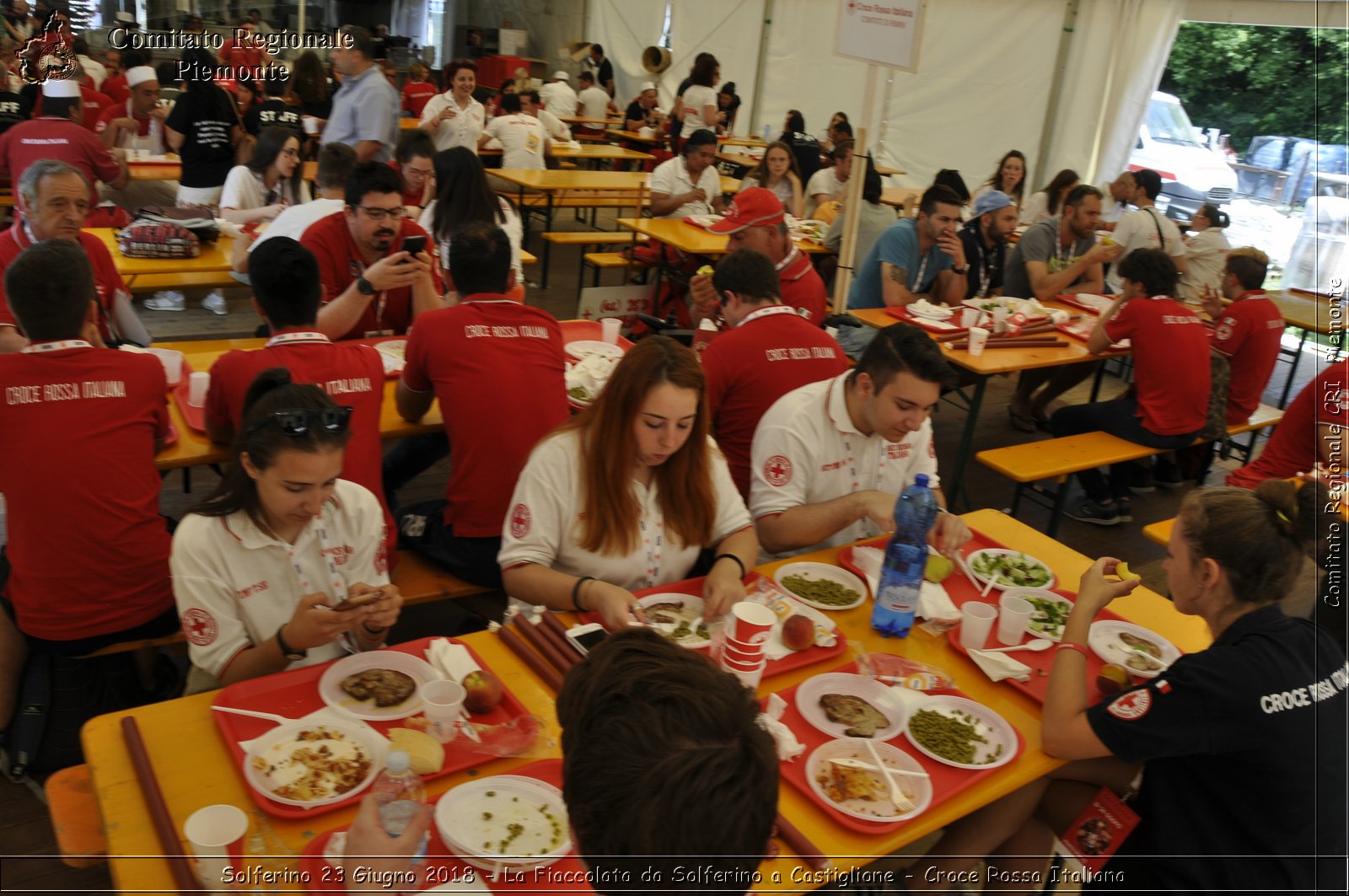 Solferino 23 Giugno 2018 - La Fiaccolata da Solferino a Castiglione - Croce Rossa Italiana- Comitato Regionale del Piemonte