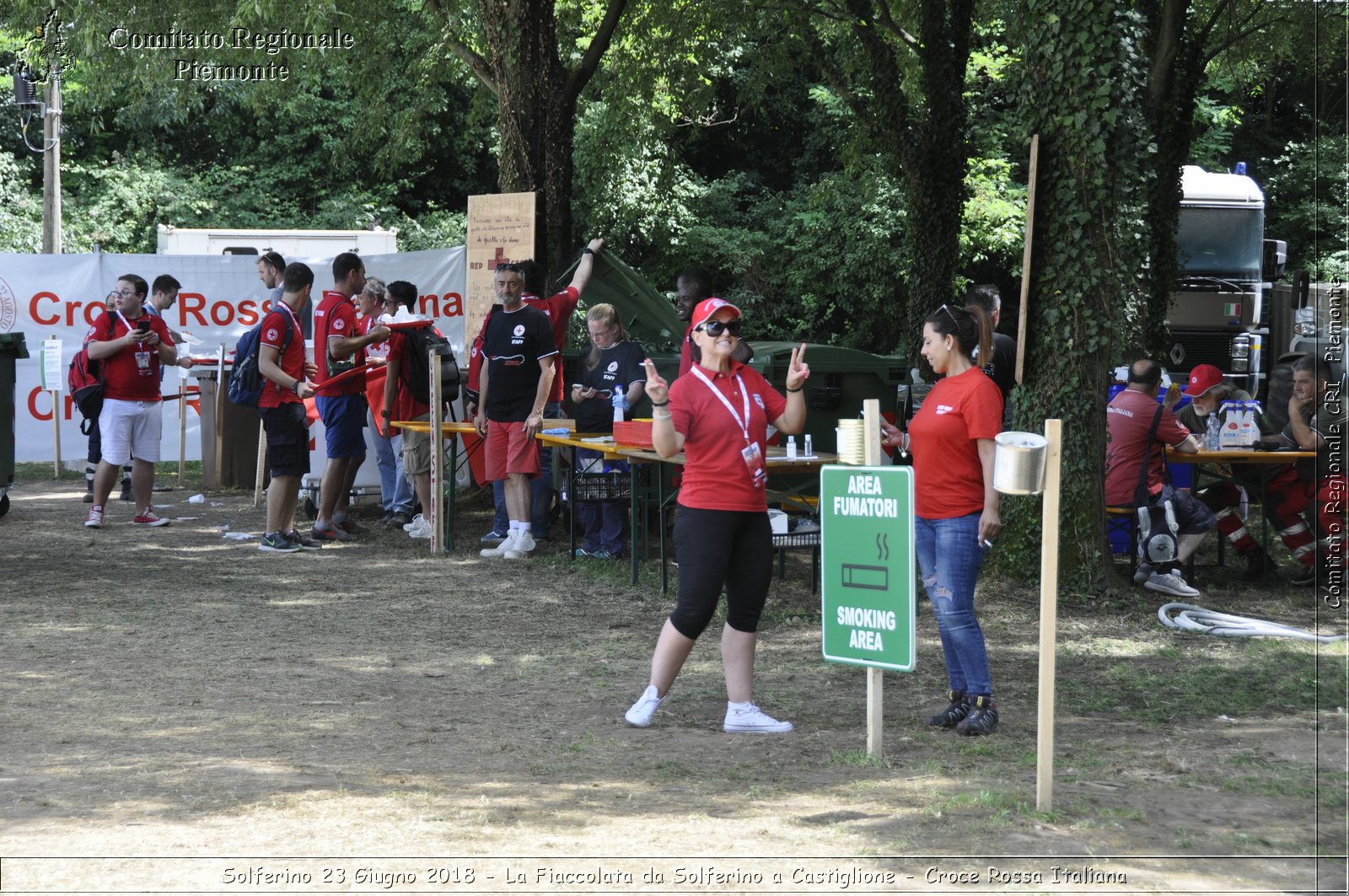 Solferino 23 Giugno 2018 - La Fiaccolata da Solferino a Castiglione - Croce Rossa Italiana- Comitato Regionale del Piemonte