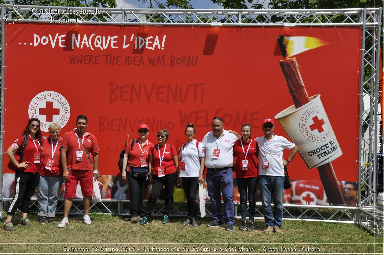 Solferino 23 Giugno 2018 - La Fiaccolata da Solferino a Castiglione - Croce Rossa Italiana- Comitato Regionale del Piemonte