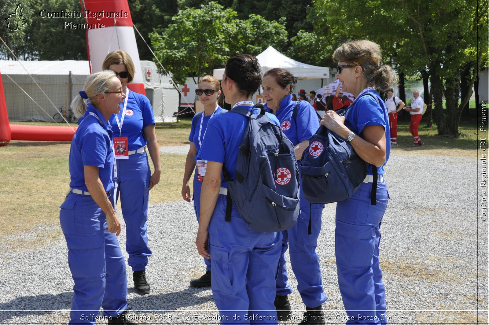 Solferino 23 Giugno 2018 - La Fiaccolata da Solferino a Castiglione - Croce Rossa Italiana- Comitato Regionale del Piemonte