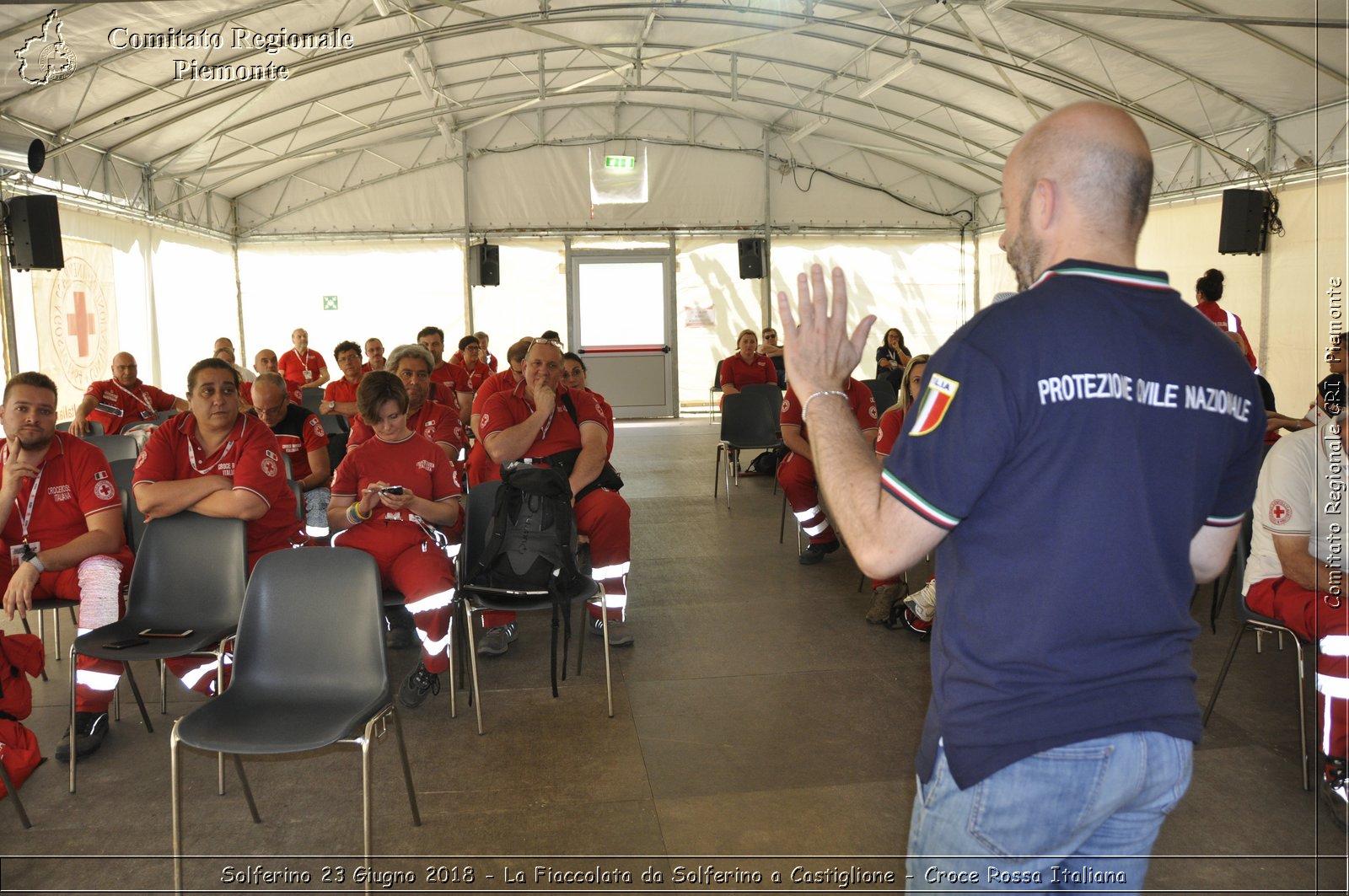 Solferino 23 Giugno 2018 - La Fiaccolata da Solferino a Castiglione - Croce Rossa Italiana- Comitato Regionale del Piemonte