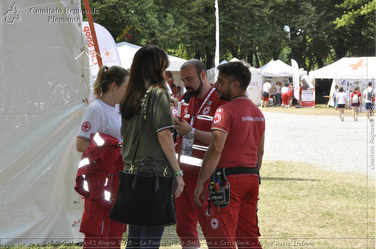 Solferino 23 Giugno 2018 - La Fiaccolata da Solferino a Castiglione - Croce Rossa Italiana- Comitato Regionale del Piemonte